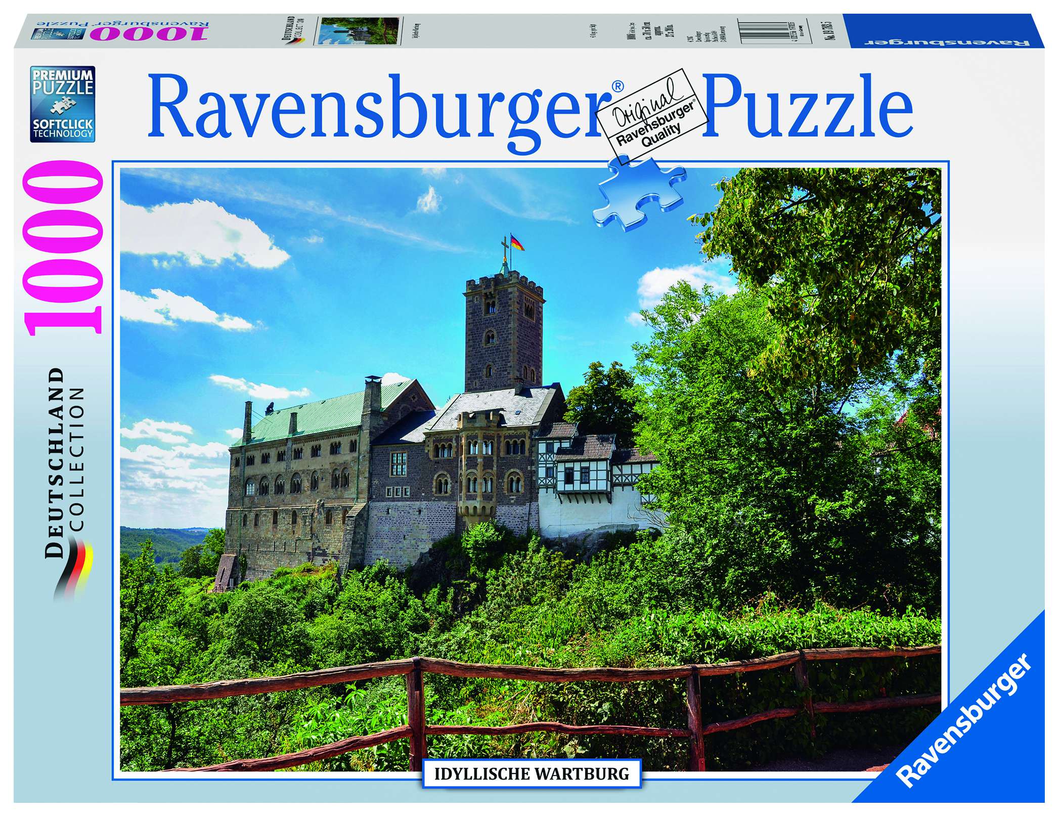 Ravensburger Puzzle 19457 Hamburg 1000 Teile 
